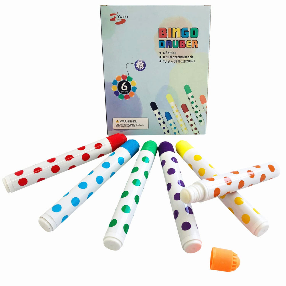 Yuanhe Bingo Daubers washable ink for easy cleanup
