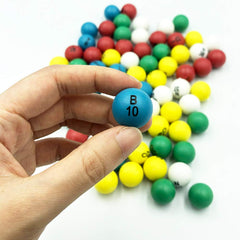 Yuanhe blue bingo ball with large print for quick BINGO calls