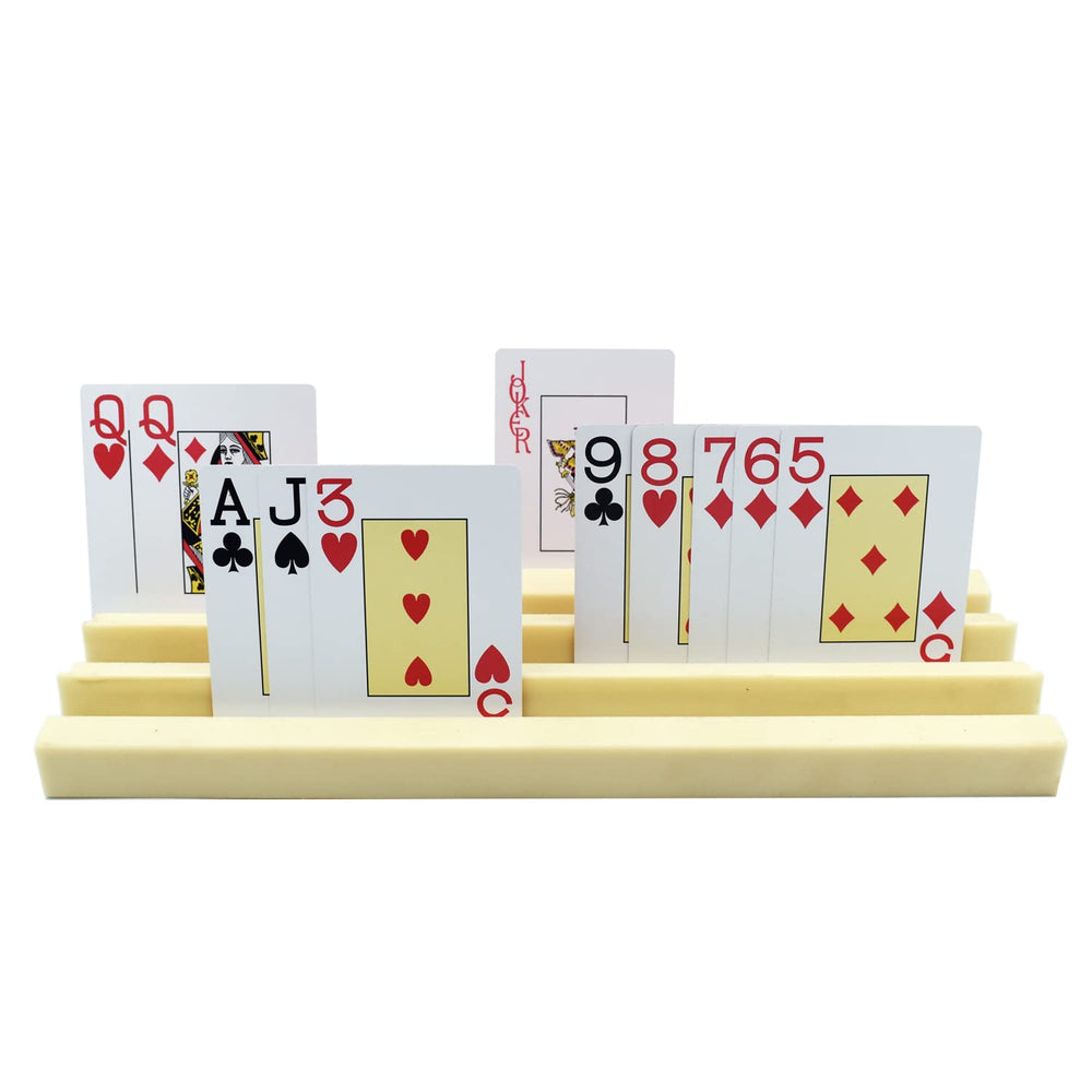 Yuanhe compact-4-tray-set fits on small tables for game night.
