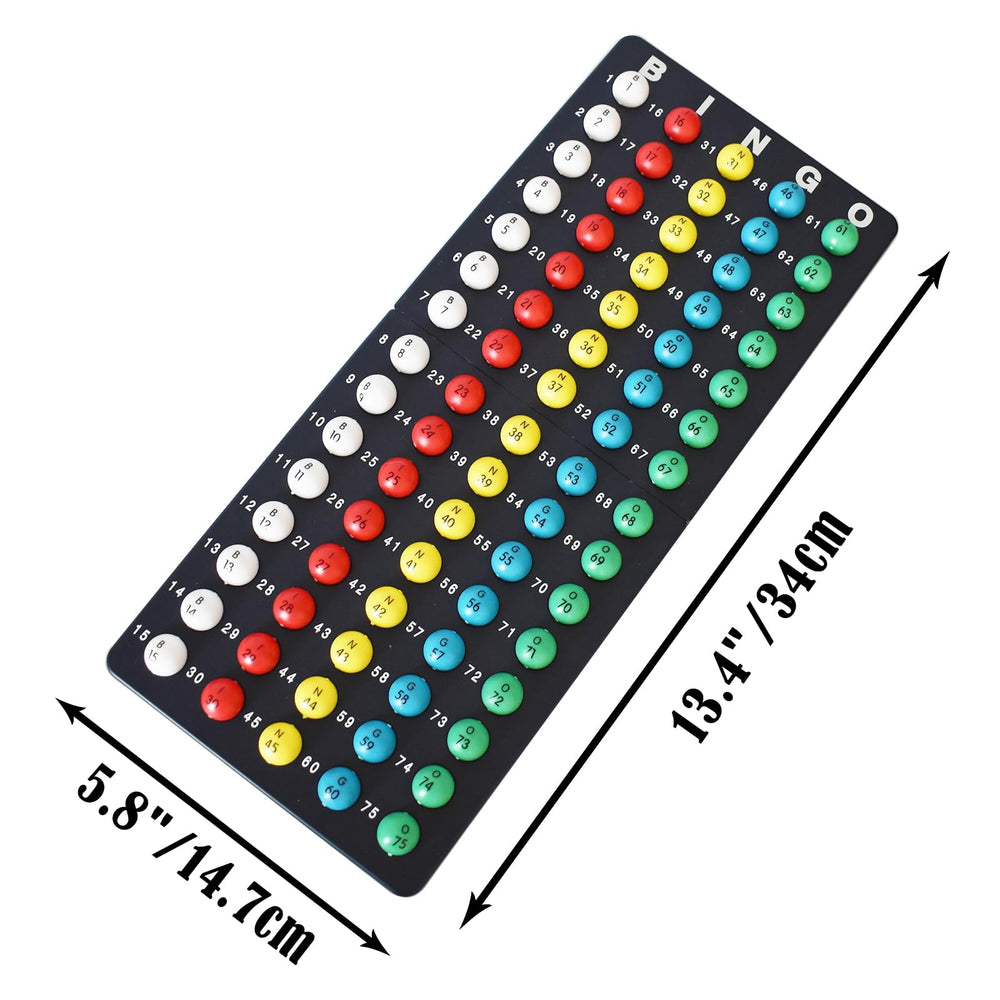 Instructions included in Yuanhe bingo set for easy setup.