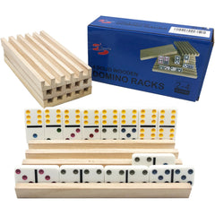 Yuanhe Domino Holder Trays front view showing tidy, accessible domino display.