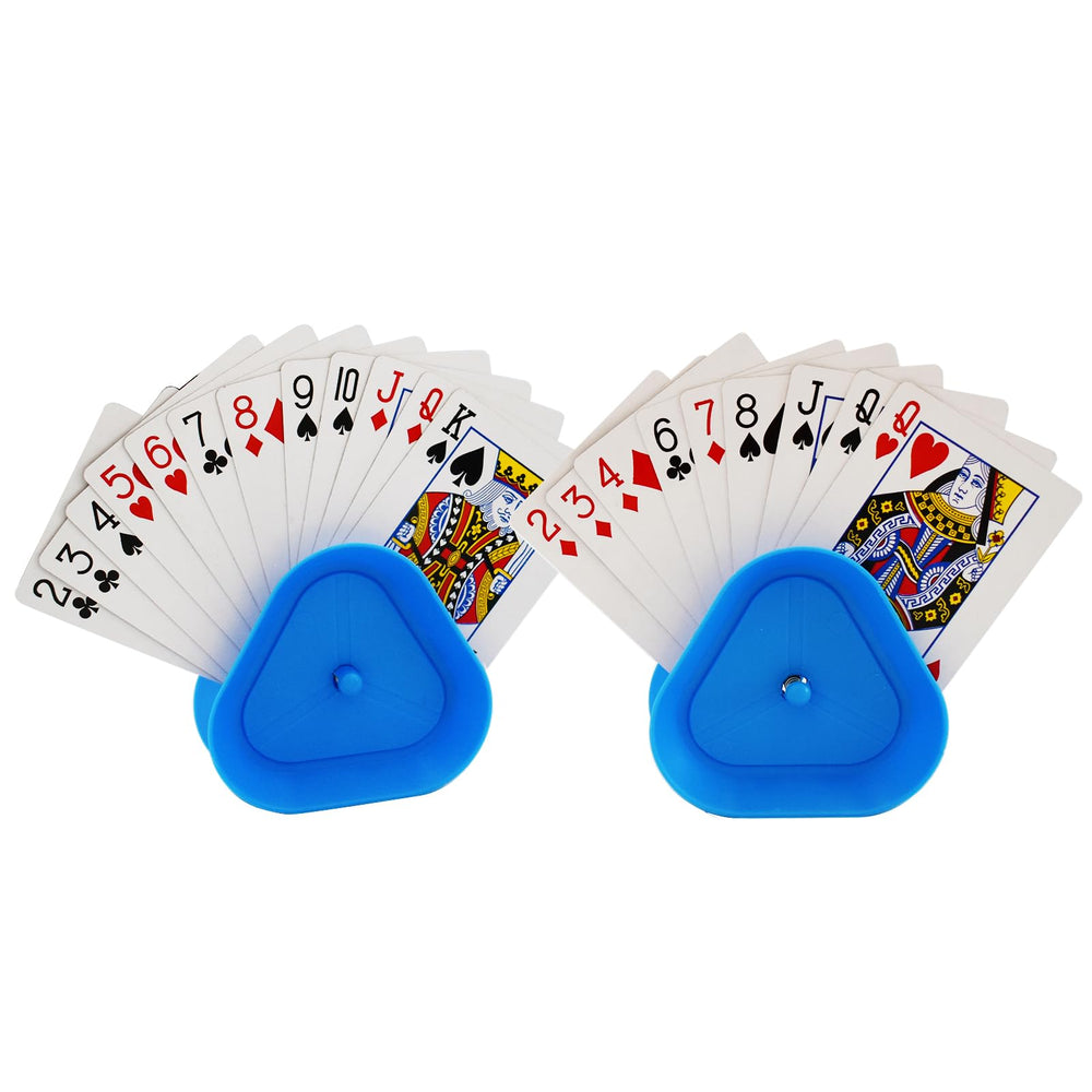 Yuanhe hand-held trays suit 2-4 players for Canasta or Poker.