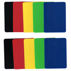 Yuanhe poker cut cards in yellow for high visibility in low light.