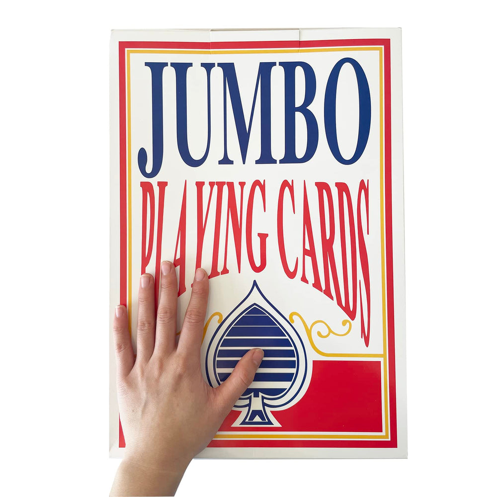 Yuanhe giant card faces printed in crisp detail for visibility.