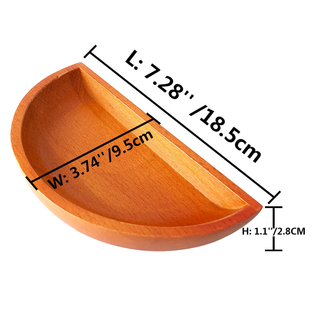 Yuanhe wooden tray serves as a compact dice holder for home or casino tables.