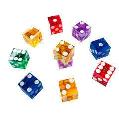 Yuanhe white pips on clear acrylic improve readability during play