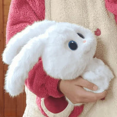 yuanpulalala Snowball Rabbit Boss plush in a room setting for cute decor.
