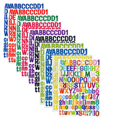 Yuanqichuanglian ABC stickers on a notebook for organized study space