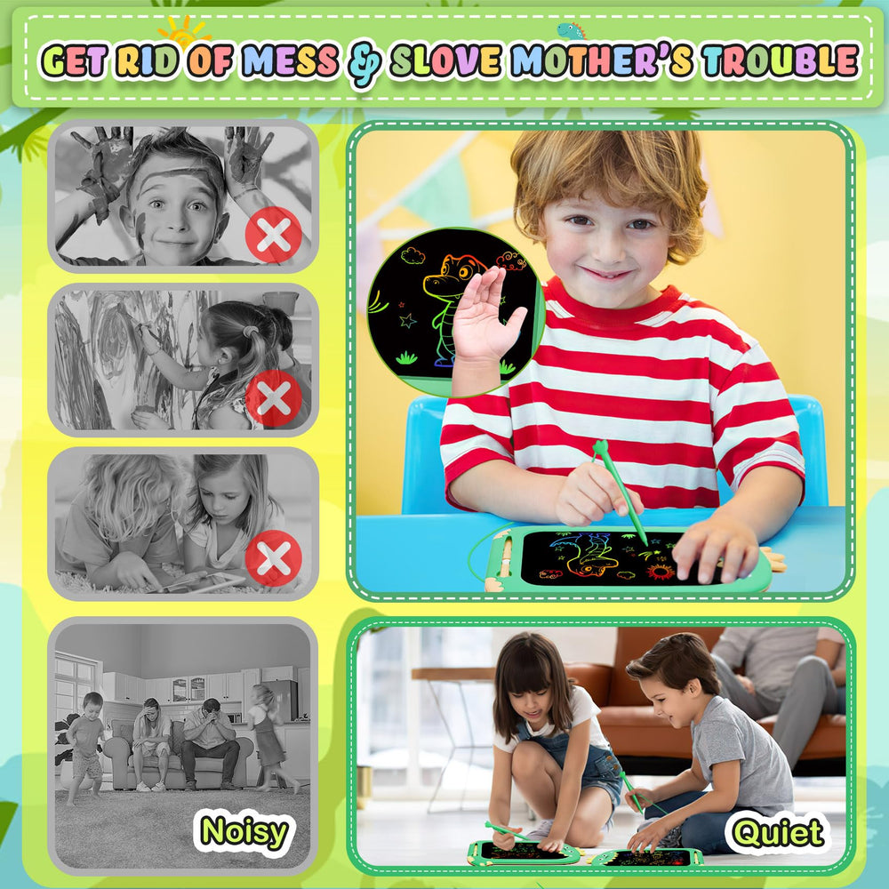 YUBALEER screen lock button preserves kid creations for later.