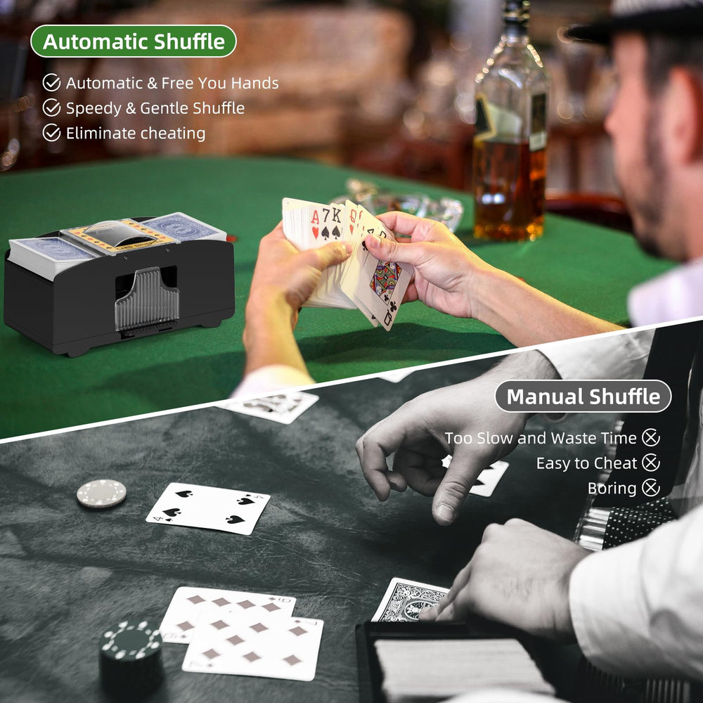 YUCEEN shuffler top panel with easy controls
