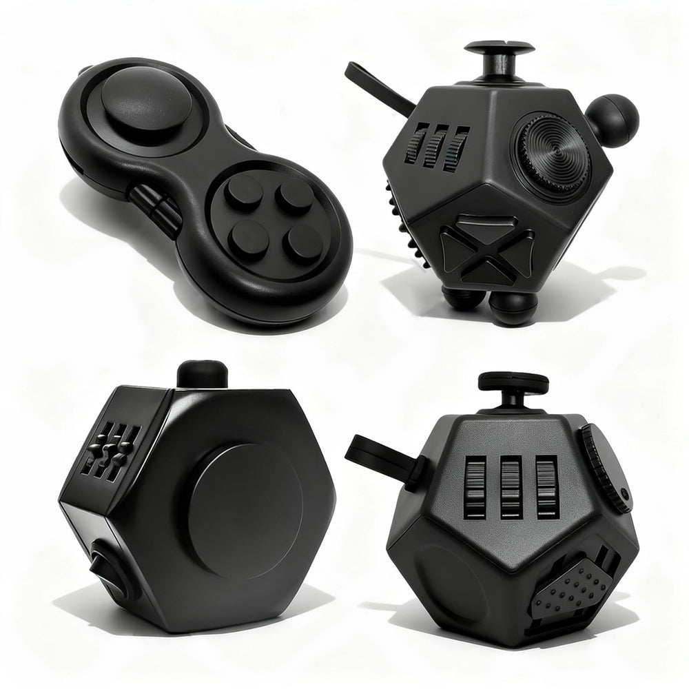 YUFENGBY fidget cube 4-pack rotates for focused work and quick calm during tasks.