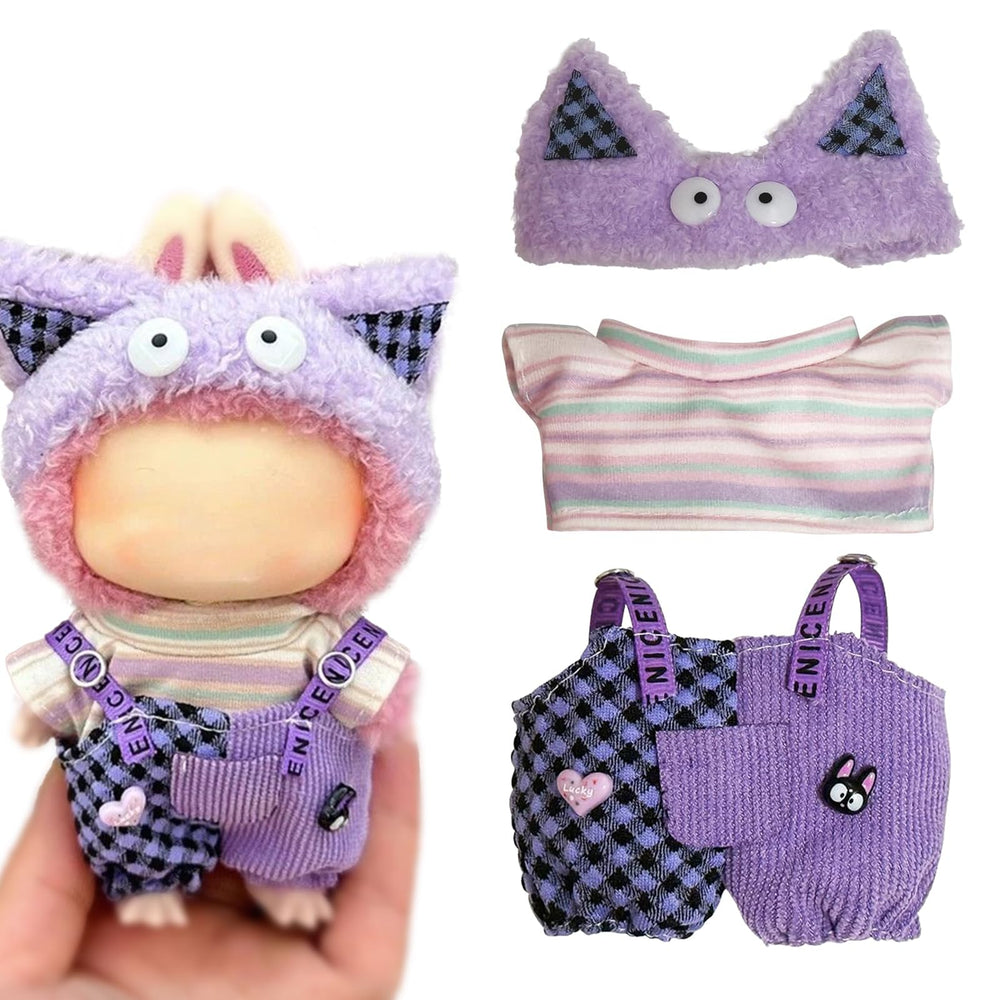 YUFUDUO monster-eye hat for 17cm dolls adds playful charm and quick dressing