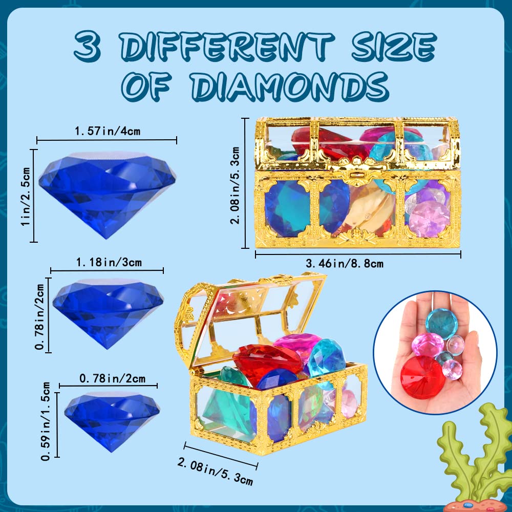 YUJUN acrylic diamonds in three sizes fuel diverse treasure hunts