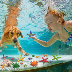 YUJUN small starfish pool toy great for quick catches.