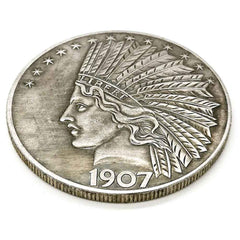 YukaBa MarshLing coin detail side highlighting craftsmanship and finish.