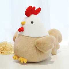YUKOUQIAN chicken plush close-up highlighting soft fabric for cuddles