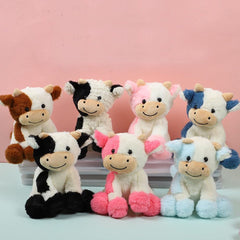 YUKOUQIAN cow plush toy in gift-ready packaging for birthdays.