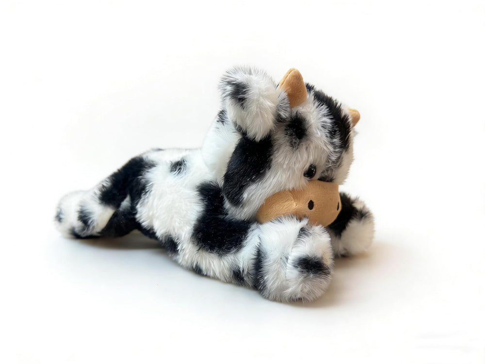 YUKOUQIAN cow plush ideal for bedtime and quiet play