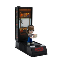 YuMe Stranger Things Walkie Talkie Collectible branded display stand for ready-to-show setups