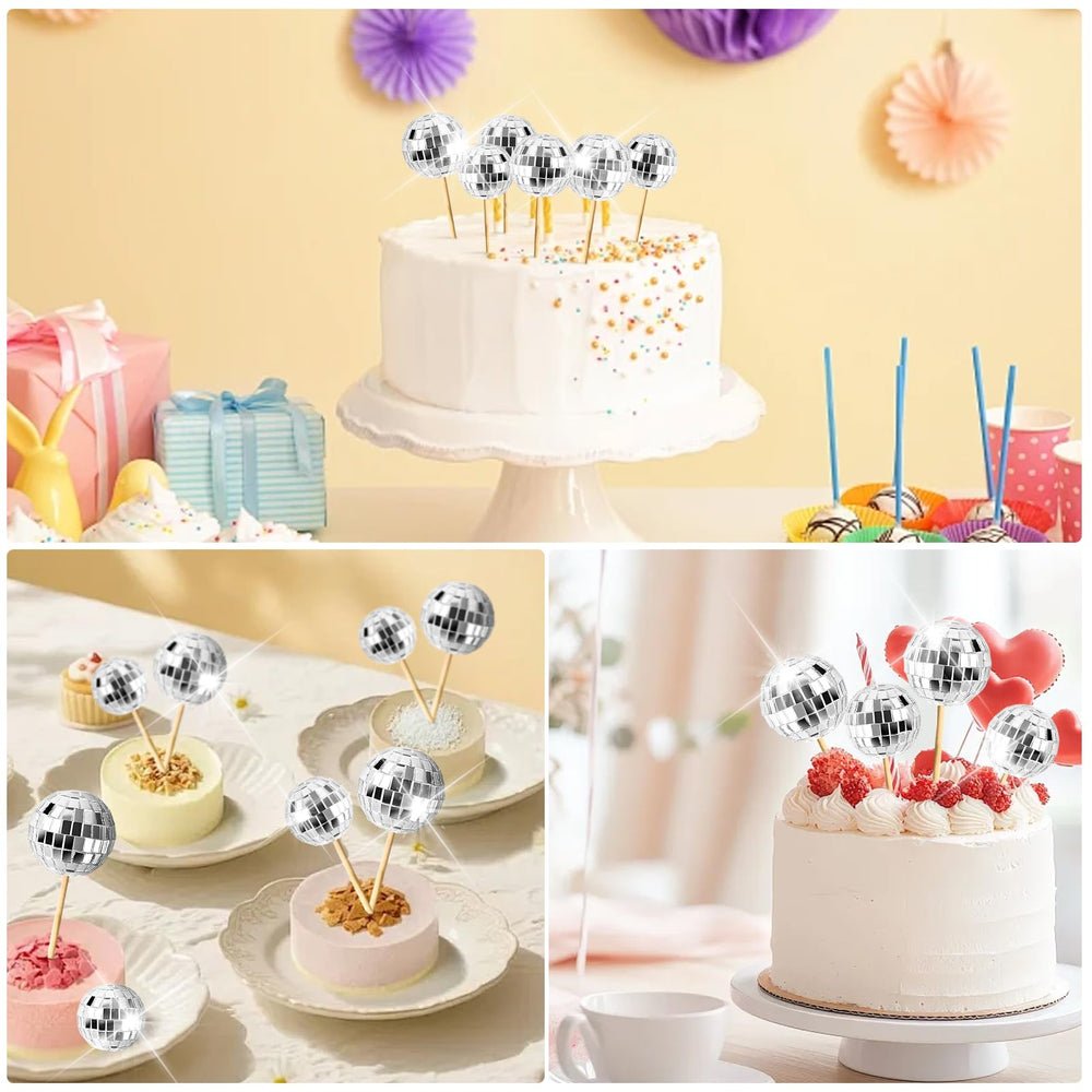 Yumikoo disco theme dessert table ties the look together