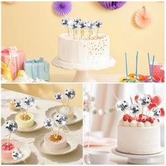 Yumikoo disco theme dessert table ties the look together