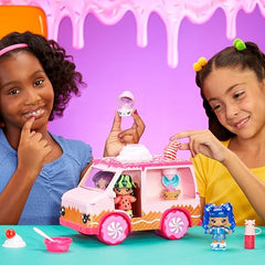 Yummiland play scene with lip gloss truck and accessories
