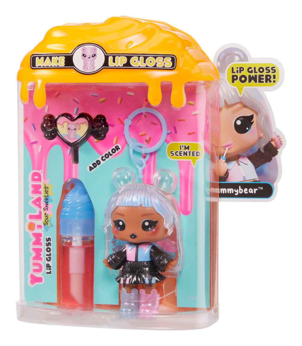 Yummiland scented character doll matches gloss fragrance for cohesive play.
