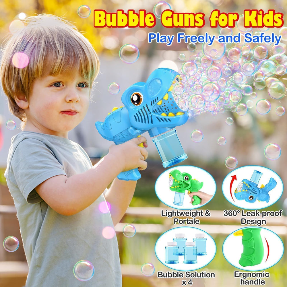Yunaking bubble solution bottles included for extended outdoor fun