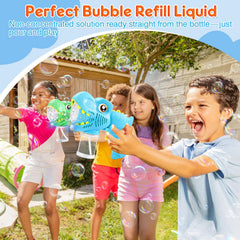 Yunaking non-toxic bubble solution safe for outdoor kids’ play