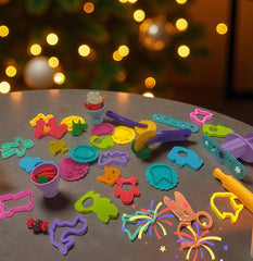 Yunerkita kid-friendly plastic knife for safe dough slicing