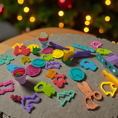 Yunerkita safety scissors designed for small hands during dough play