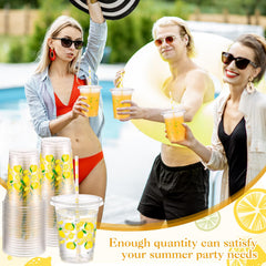 Yungyan lemon-themed party cups for celebrations