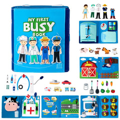 YunHe XinQiao Busy Book farmer scene promotes pretend play and life skills.