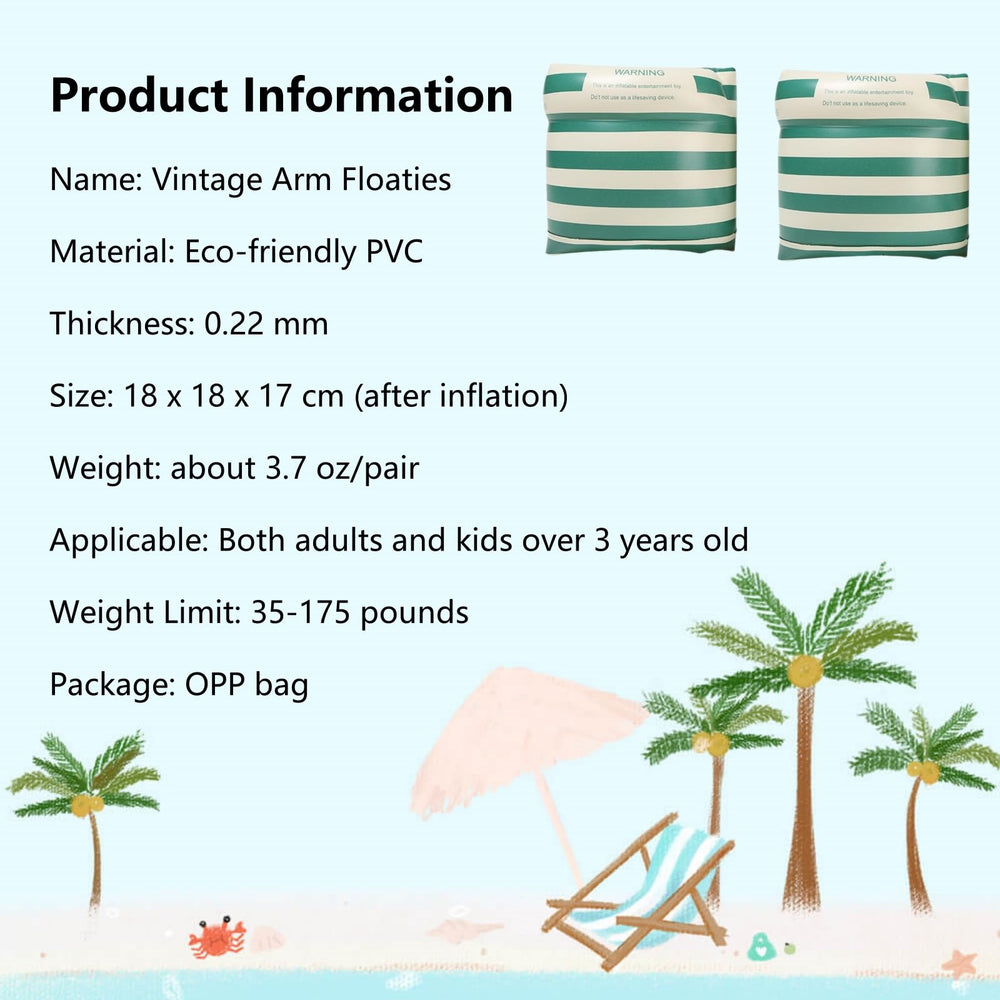 YUNLOVXEE child wearing arm floatie for confident water play