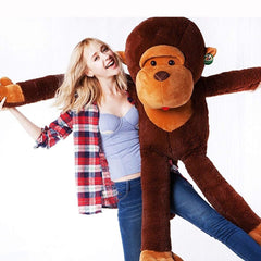 YunNasi large stuffed monkey gift idea for anniversaries and birthdays