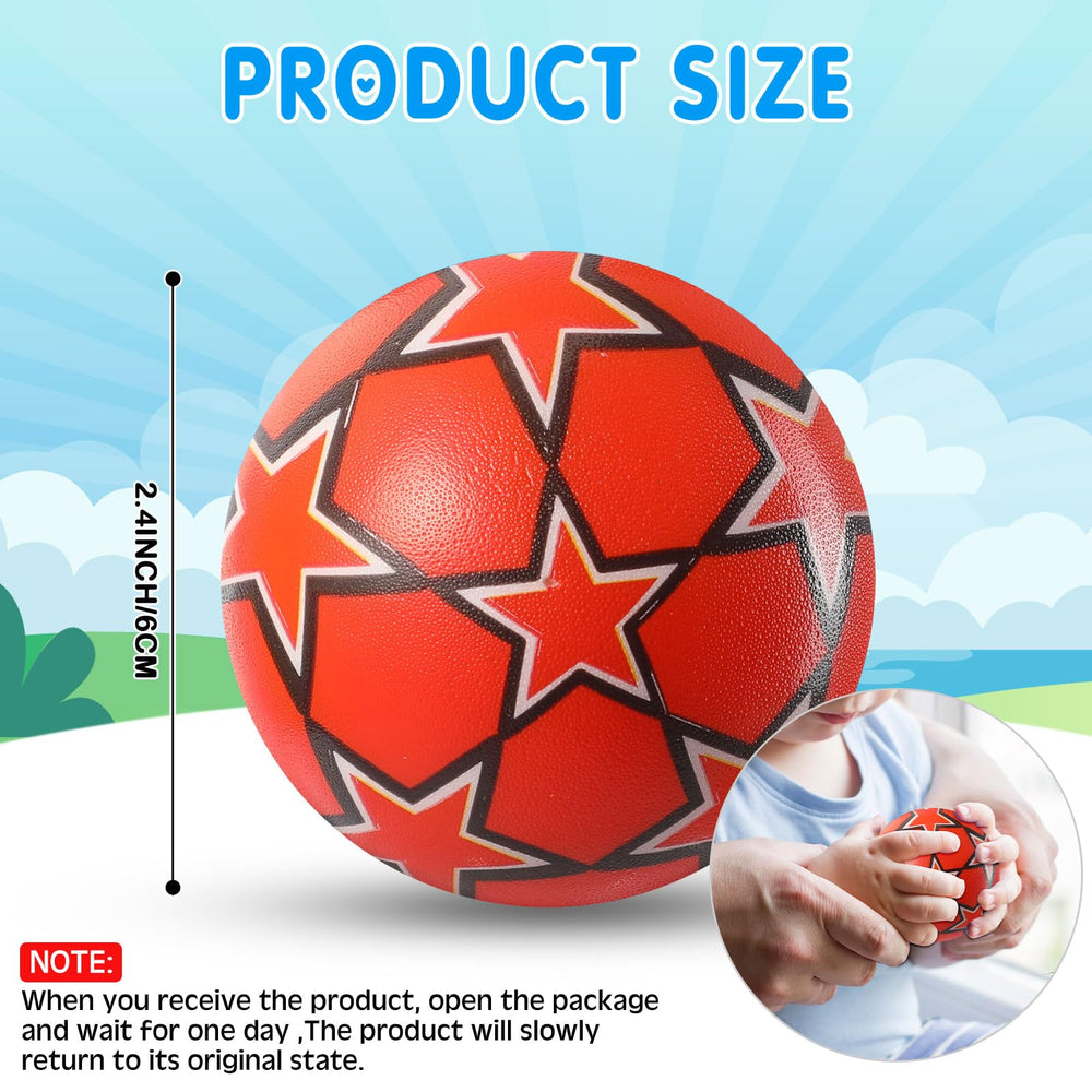 Close-up of Yunsailing 2-4inch foam stress ball showing soft texture for handheld use.