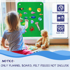 Yunsailing felt board size 30x40 cm supports versatile wall, table, or floor setup