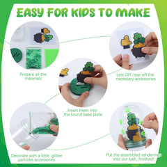 Yuntau colorful felt and plastic kit provides durable, safe crafts