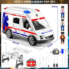 YunWings ambulance toy gift-ready packaging suitable for birthdays
