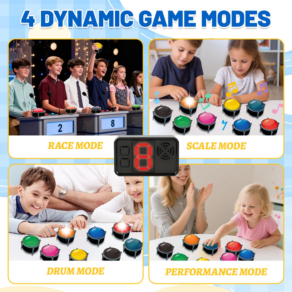Yunzuiyue family game-night buzzers encourage fun, competitive play.