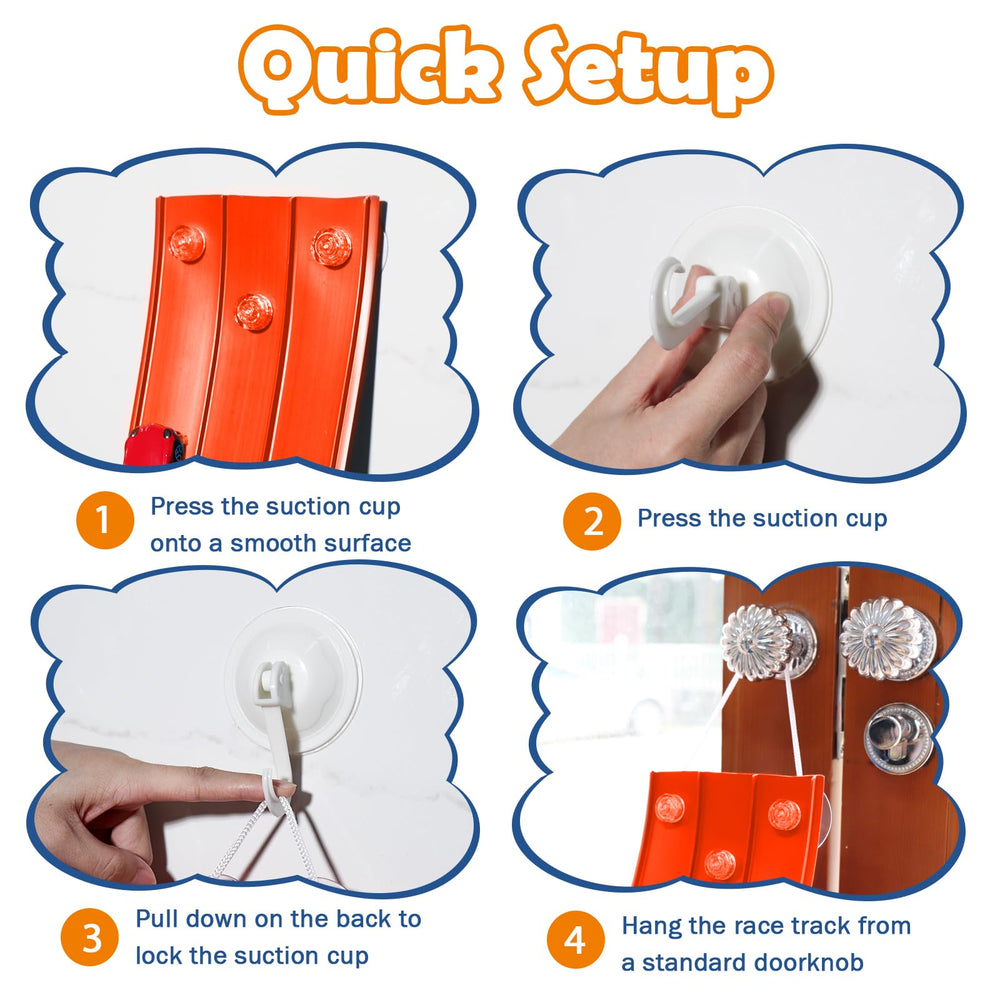 YUOIOYU track bends and loops illustrate versatile layouts and challenges.