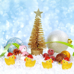 Yuronam miniature resin duck figure for craft projects