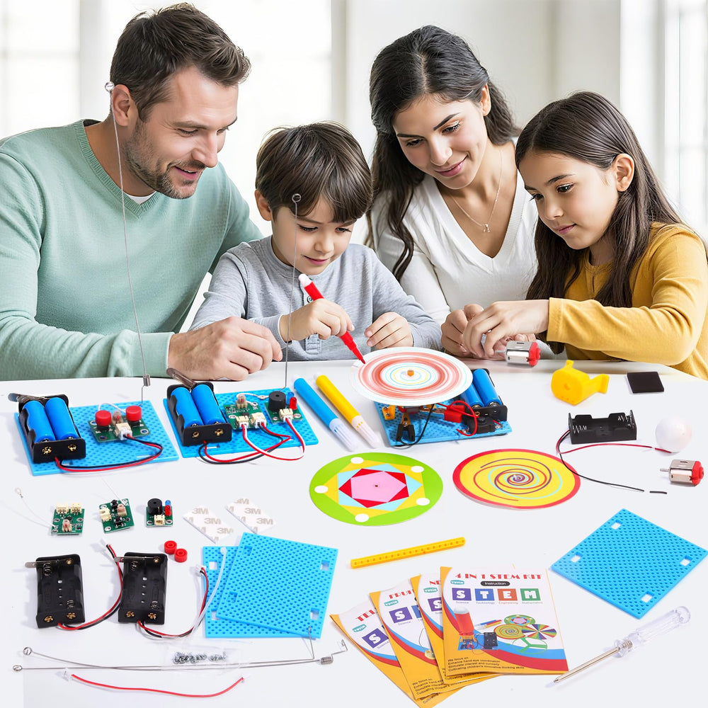 Yutin 4-Set STEM Kit Kids assemble with clear steps for confidence.
