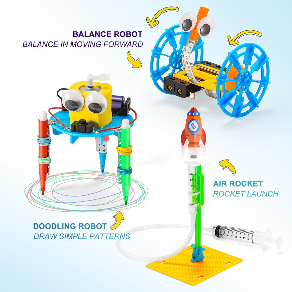 Yutin doodling robot kit enabling artistic STEM activities