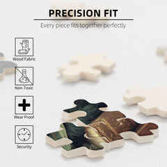 Yuwvewv finished display-ready puzzle enhances home decor charm.