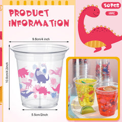 Yuxung 4-inch top diameter dino cups for easy handling