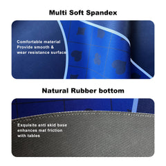 YUZPKRSI folding poker mat and carrying bag for travel