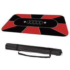 YUZPKRSI poker mat 3mm-thick durable surface for long-lasting play.