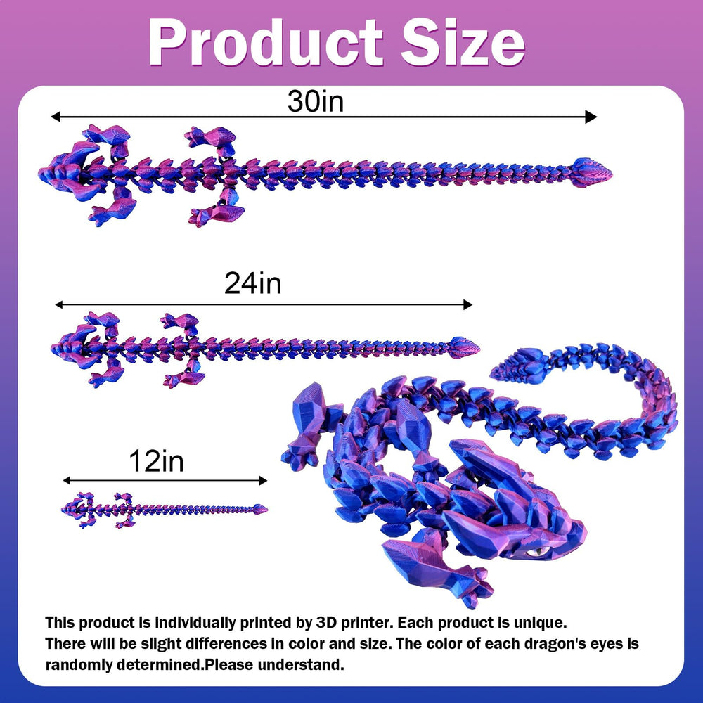 YVBBHE Laser Purple dragon head showcases expressive silhouette for display and play.