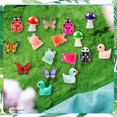 Ywevyezc mini dollhouse animals add charm to display shelves.